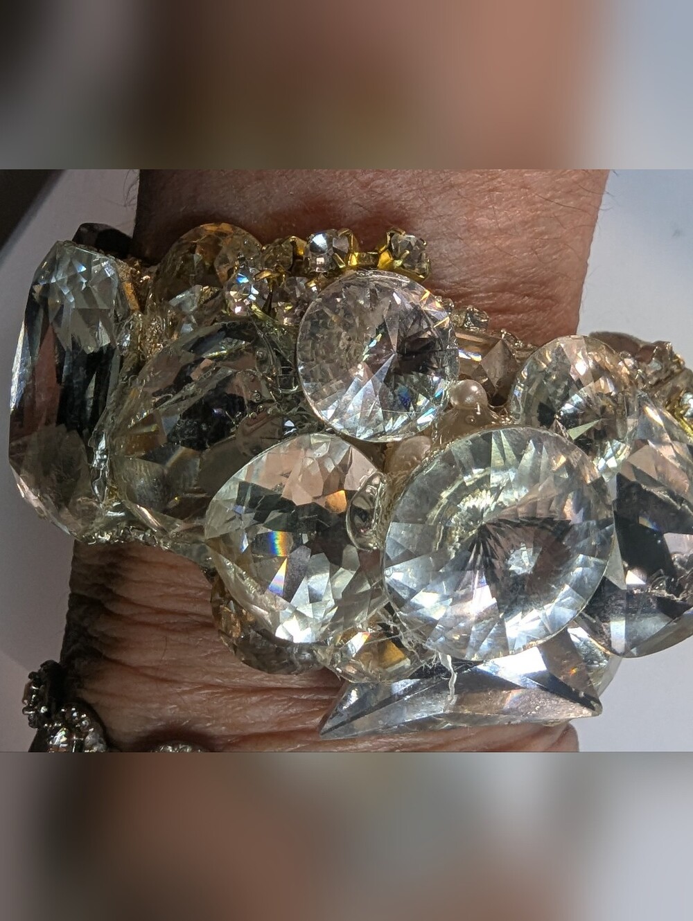 Wendy Gell Swarovski All Crystal Bracelet. One Of A Kind